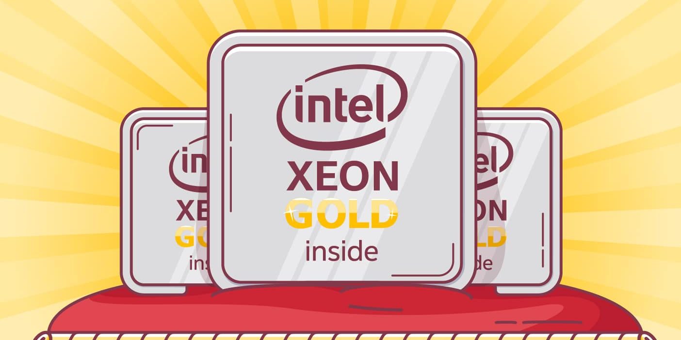NOVA strežniška infrastruktura z INTEL XEON GOLD procesorji
